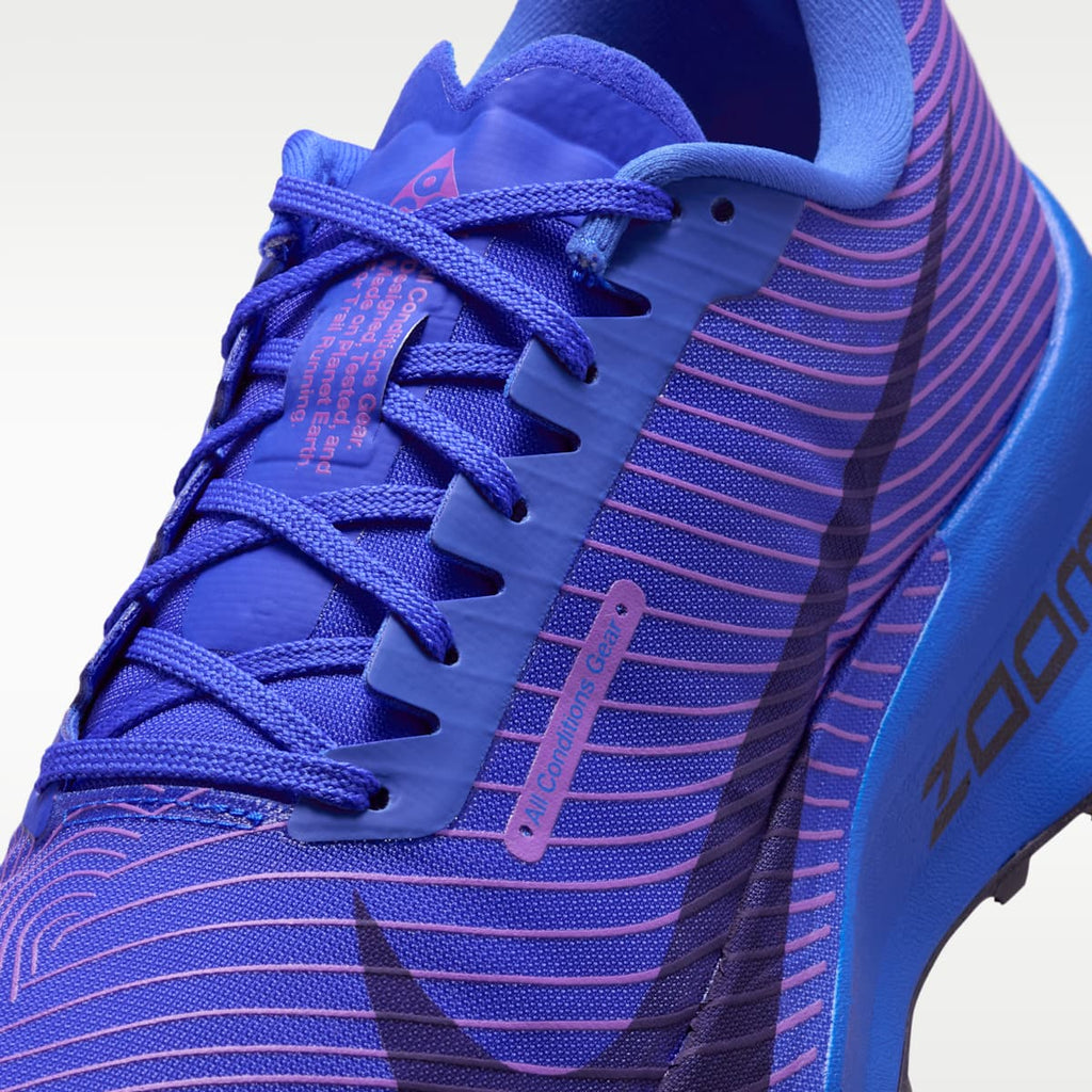 Women's Nike ACG Ultrafly Trail Trail Racing Shoes - Racer Blue/Vivid Purple/Purple Dynasty