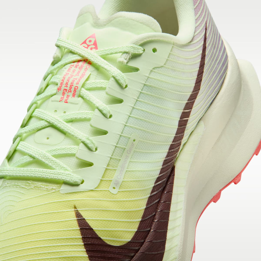 Nike ACG Ultrafly Trail Trail Racing Shoes - Volt Tint/Steam/Sea Glass/Burgundy Ash - Image 7
