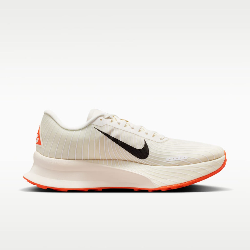 Women's Nike ACG Ultrafly Trail Trail Racing Shoes - Sail/White/Safety Orange/Black