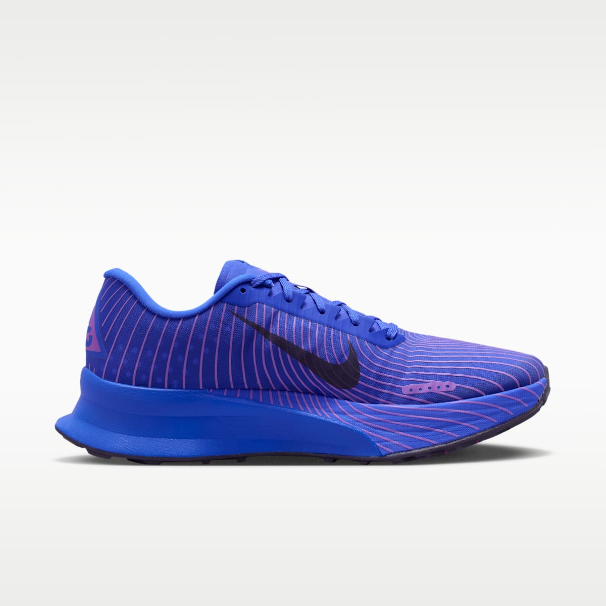 Nike ACG Ultrafly Trail Trail Racing Shoes - Racer Blue/Vivid Purple/Purple Dynasty - Image 3