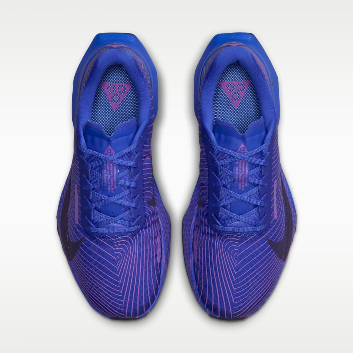 Women's Nike ACG Ultrafly Trail Trail Racing Shoes - Racer Blue/Vivid Purple/Purple Dynasty
