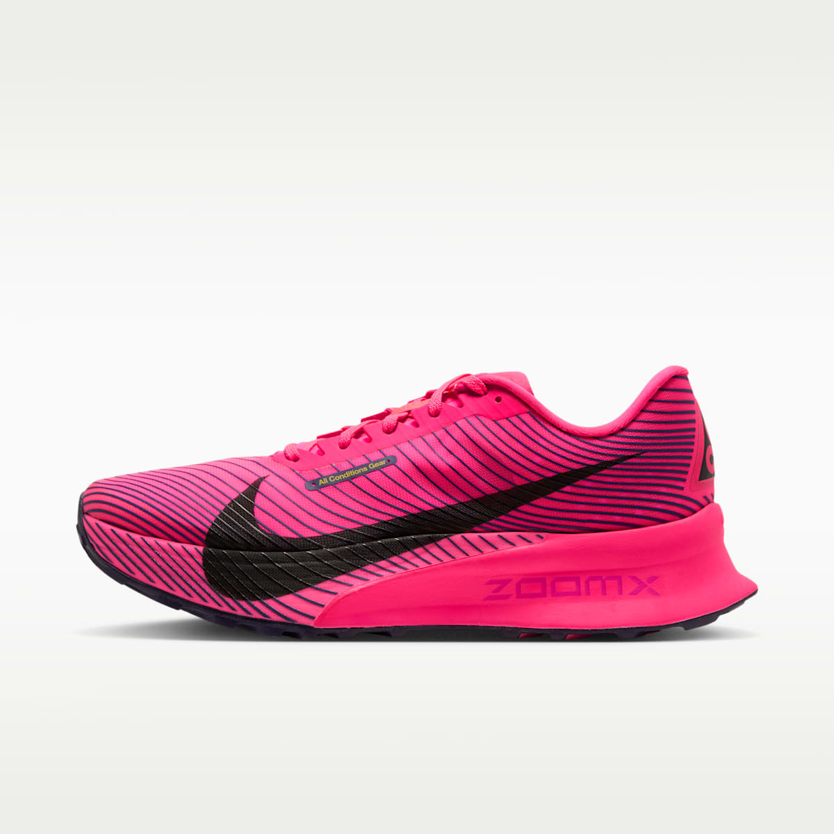 Nike ACG Ultrafly Trail Trail Racing Shoes - Hyper Pink/Purple Dynasty/Vivid Purple/Black - Image 1