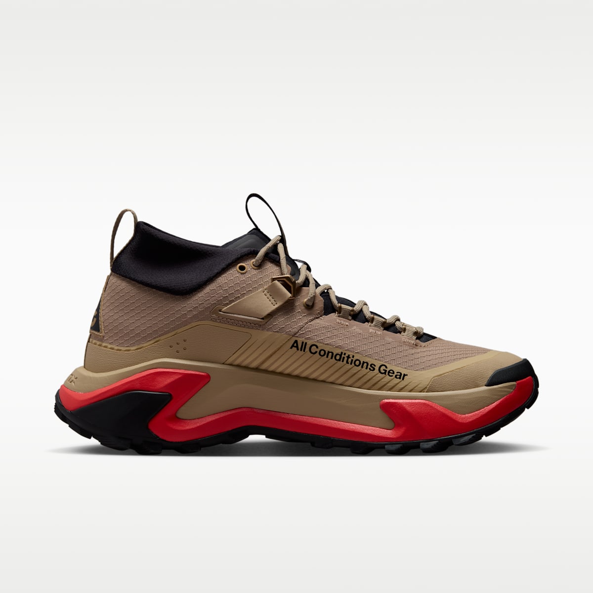 ACG Zegama Hike Men's Hiking Shoes - British Khaki/Linen/Light Crimson/British Khaki - Image 3