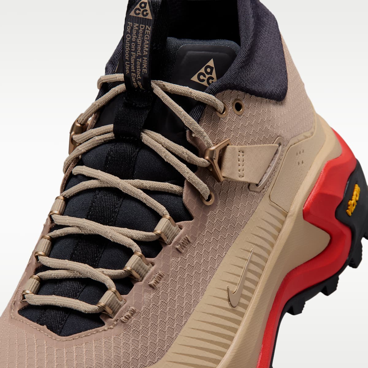 ACG Zegama Hike Men's Hiking Shoes - British Khaki/Linen/Light Crimson/British Khaki - Image 7