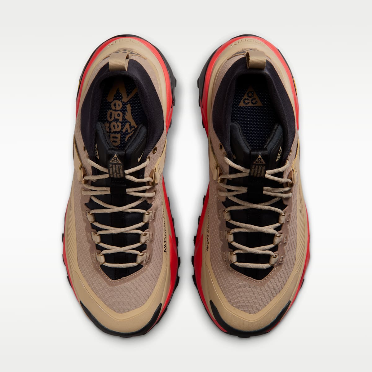 ACG Zegama Hike Men's Hiking Shoes - British Khaki/Linen/Light Crimson/British Khaki - Image 4