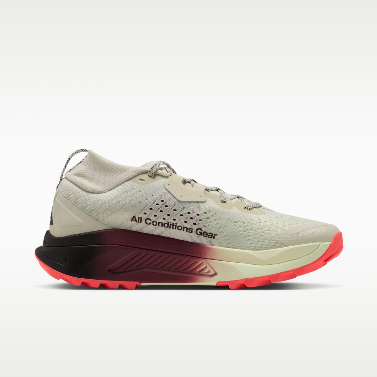 ACG Zegama Trail Men's Trail Running Shoes - Sea Glass/Team Crimson/Volt Tint/Burgundy Ash - Image 3
