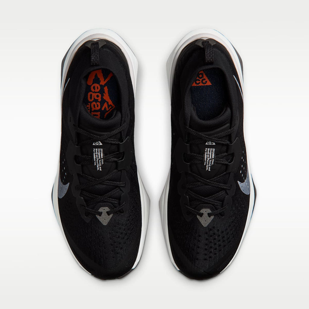 ACG Zegama Trail Men's Trail Running Shoes - Black/Safety Orange/Anthracite/Summit White - Image 4