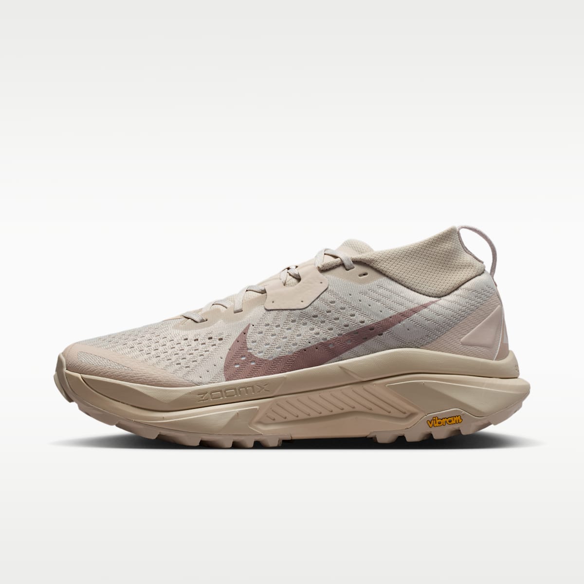 ACG Zegama Trail Men's Trail Running Shoes - Cream II/Safety Orange/Light Orewood Brown - Image 1