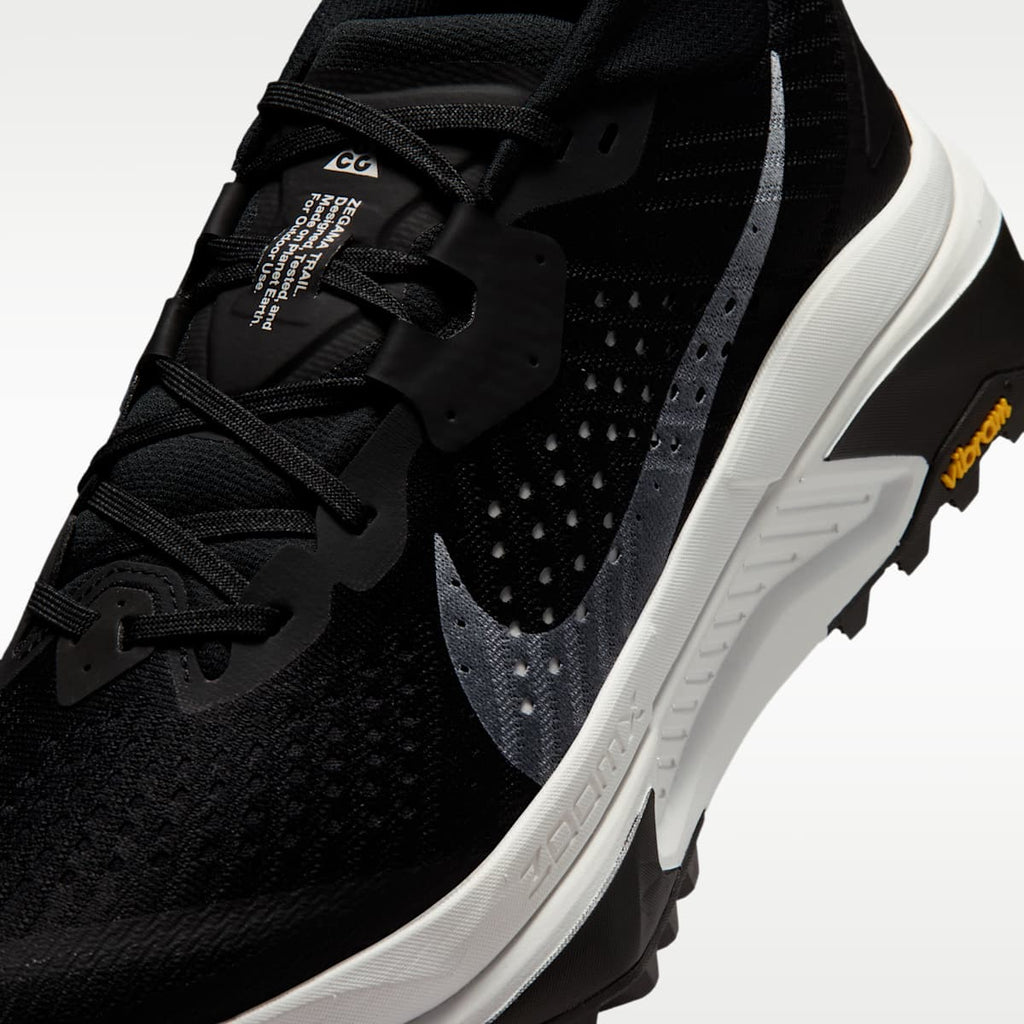 ACG Zegama Trail Men's Trail Running Shoes - Black/Safety Orange/Anthracite/Summit White - Image 7
