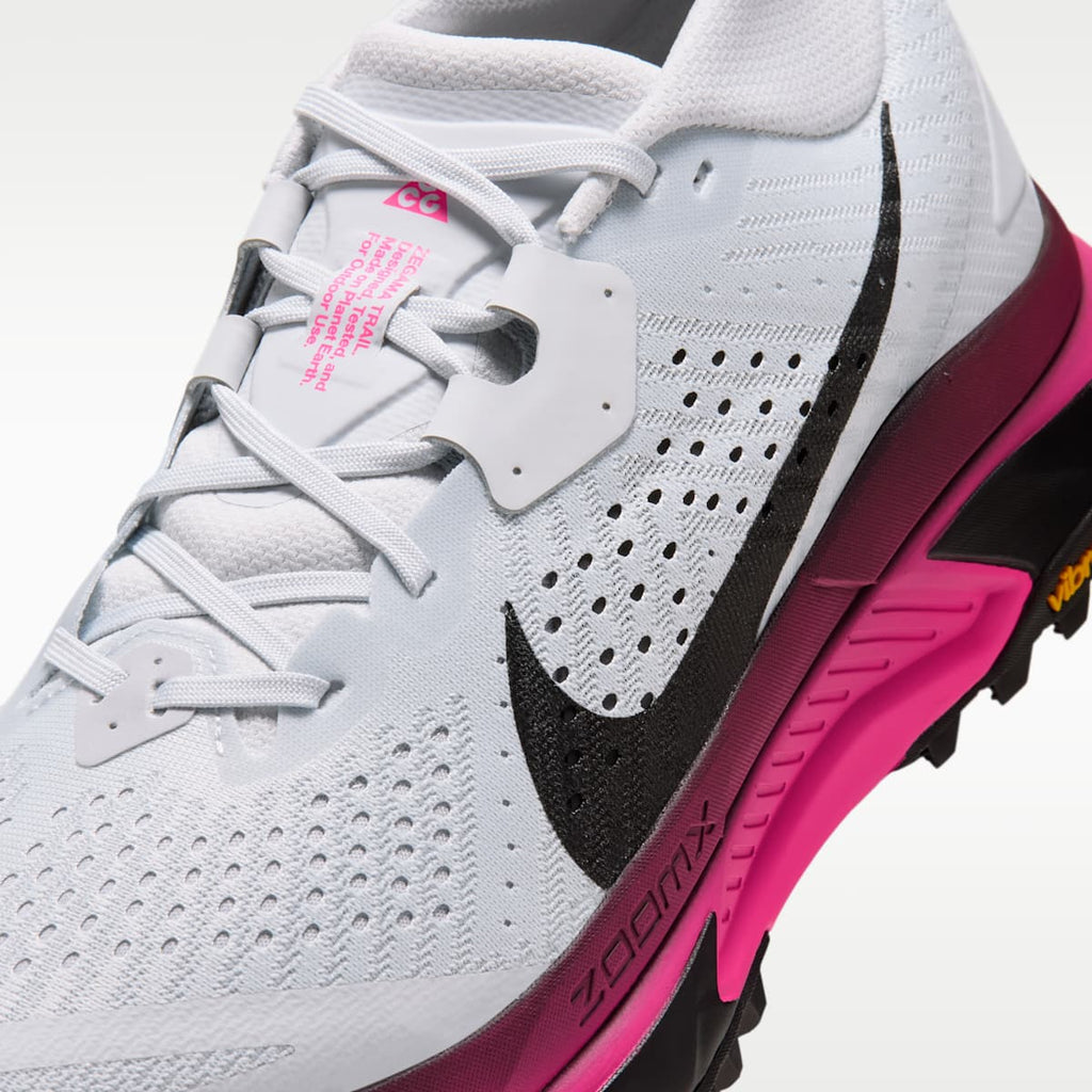 ACG Zegama Trail Men's Trail Running Shoes - Pure Platinum/Hyper Pink/Yellow Ochre/Black - Image 7
