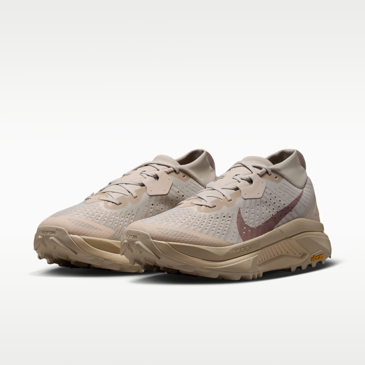 ACG Zegama Trail Men's Trail Running Shoes - Cream II/Safety Orange/Light Orewood Brown - Image 5