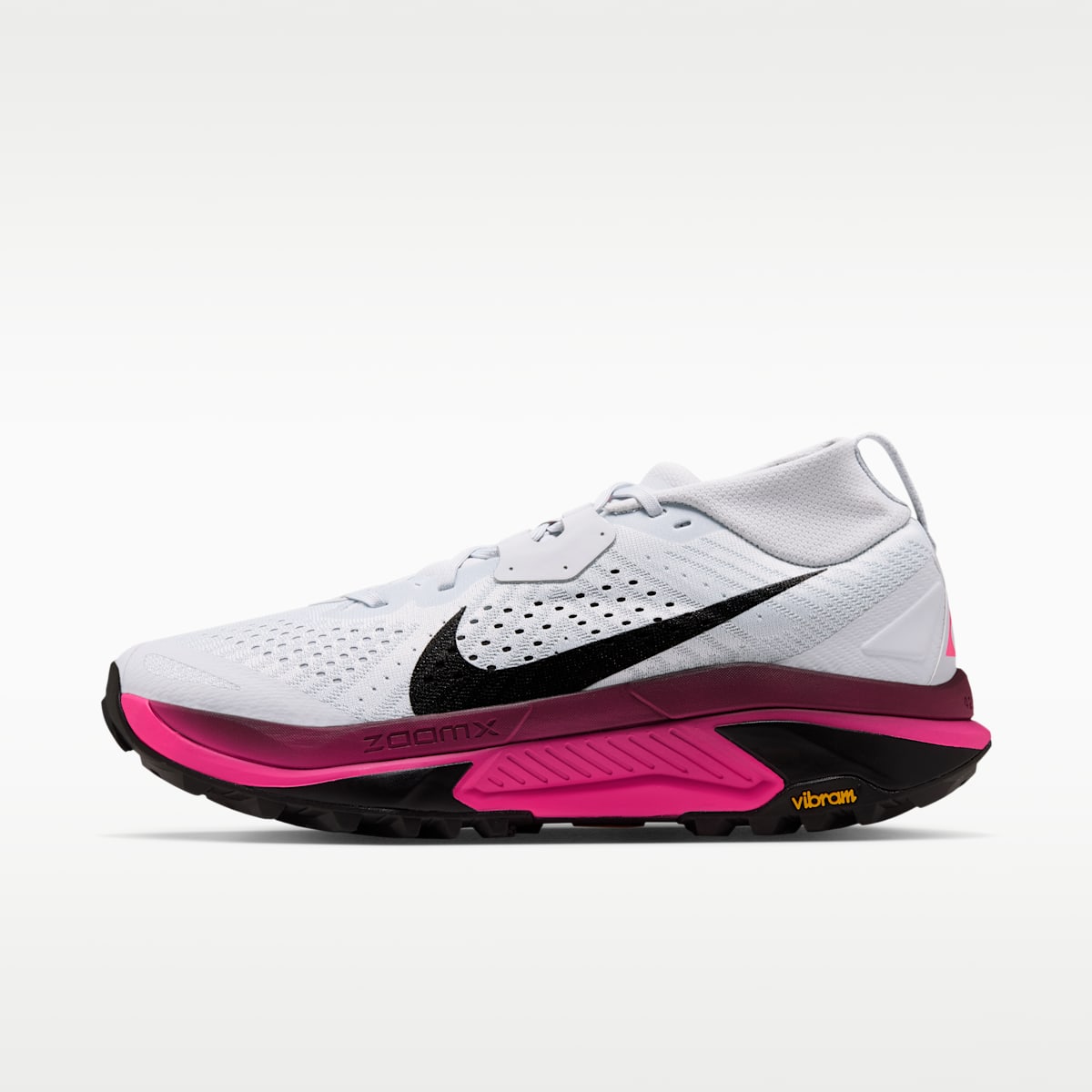 ACG Zegama Trail Men's Trail Running Shoes - Pure Platinum/Hyper Pink/Yellow Ochre/Black - Image 1