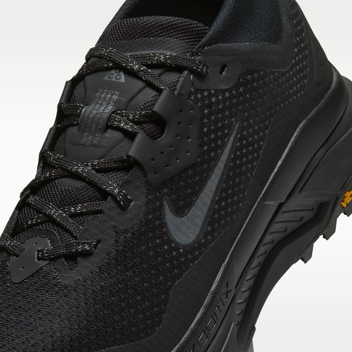 ACG Zegama Trail GORE-TEX Men's Waterproof Trail Running Shoes - Black/Anthracite - Image 7