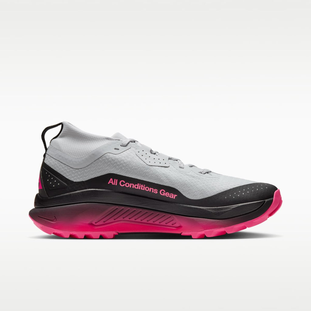 ACG Zegama Trail GORE-TEX Men's Waterproof Trail Running Shoes - Pure Platinum/Black/Hyper Pink/Wolf Grey - Image 3