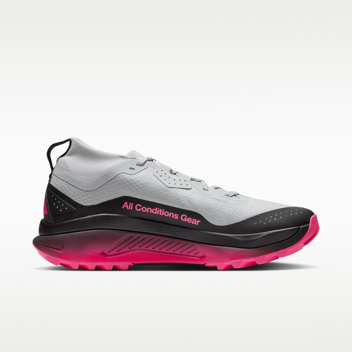 ACG Zegama Trail GORE-TEX Men's Waterproof Trail Running Shoes - Pure Platinum/Black/Hyper Pink/Wolf Grey - Image 3