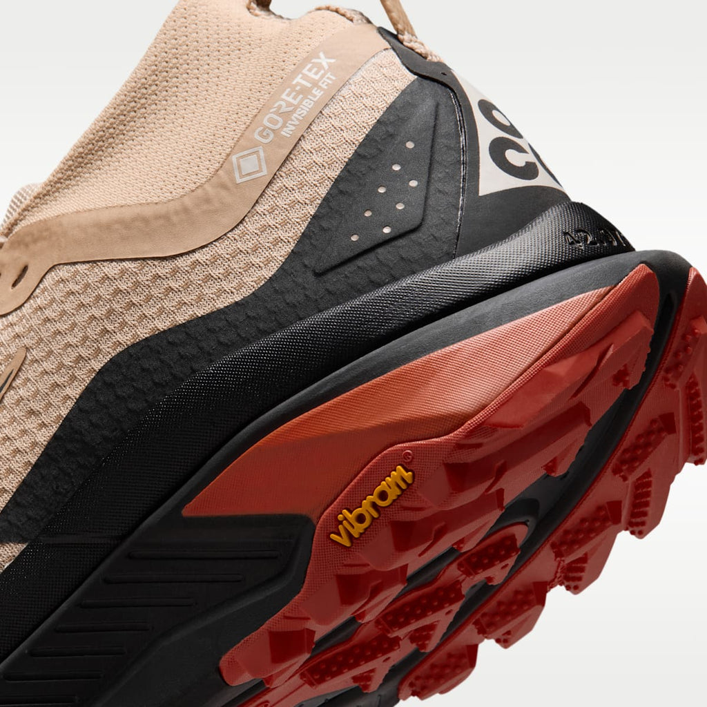 ACG Zegama Trail GORE-TEX Men's Waterproof Trail Running Shoes - Linen/Light Crimson/Light Orewood Brown/Black - Image 8
