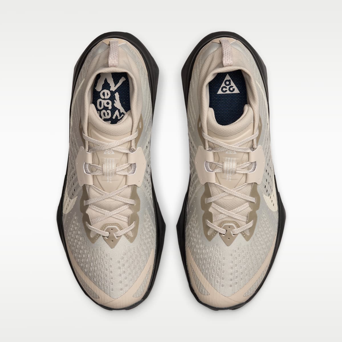 ACG Zegama Trail Men's Trail Running Shoes - Cream II/Black/Anthracite/Light Orewood Brown - Image 4