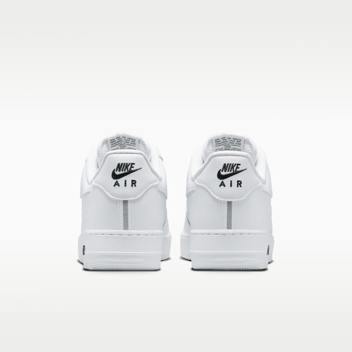 Nike Air Force 1 '07 LV8 Men's Shoes - White/Black/Reflect Silver - Image 6