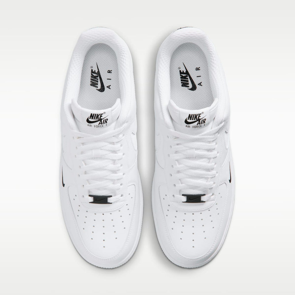 Nike Air Force 1 '07 LV8 Men's Shoes - White/Black/Reflect Silver - Image 4