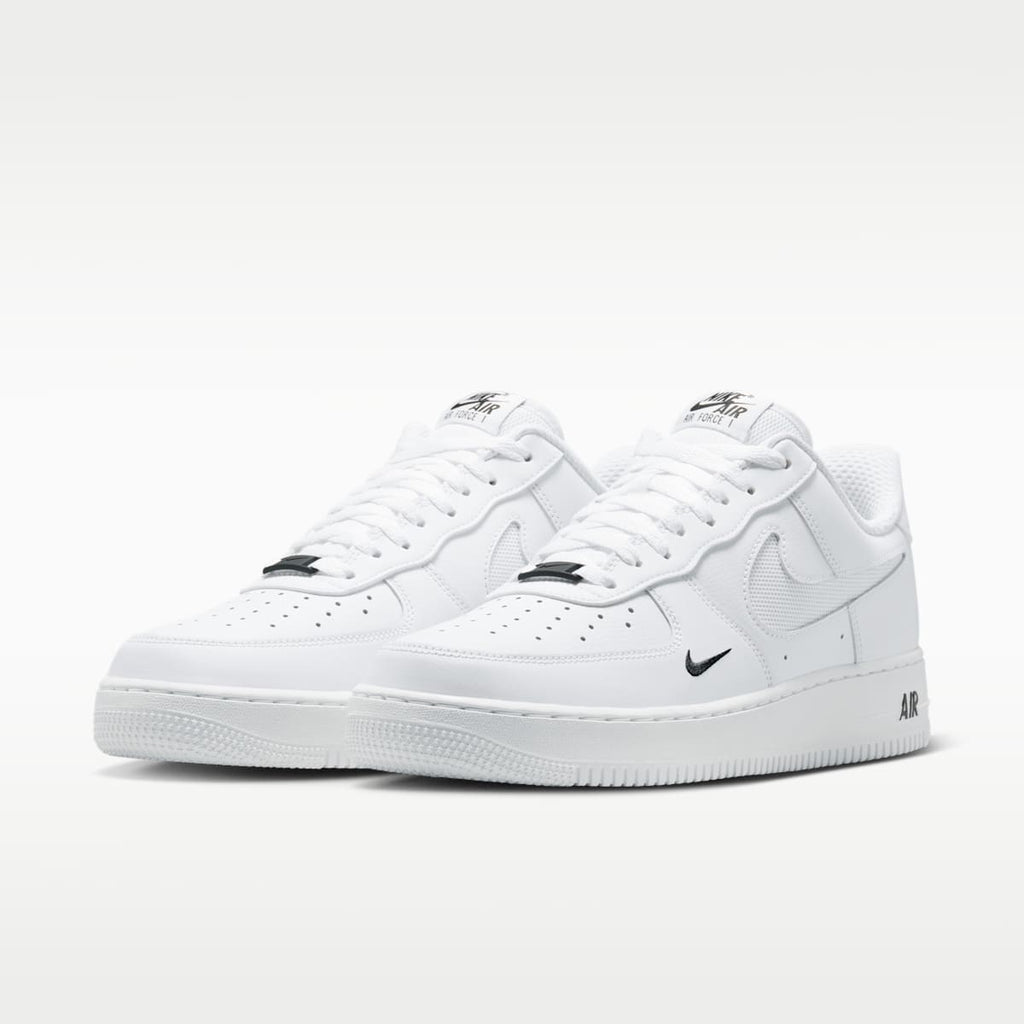 Nike Air Force 1 '07 LV8 Men's Shoes - White/Black/Reflect Silver - Image 5