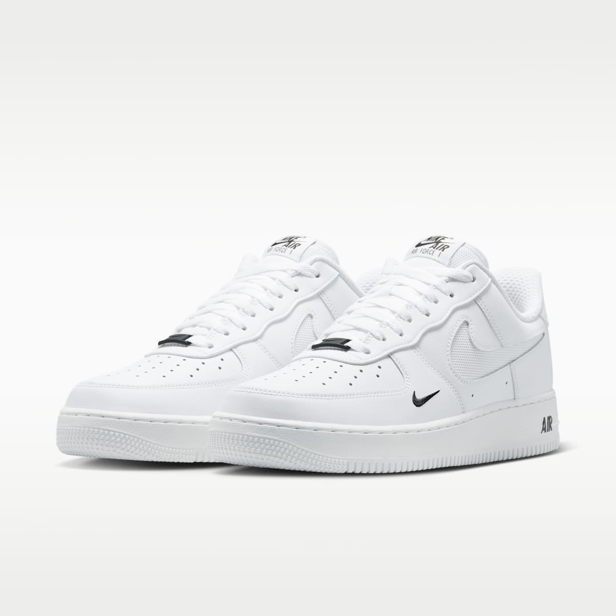 Nike Air Force 1 '07 LV8 Men's Shoes - White/Black/Reflect Silver - Image 5