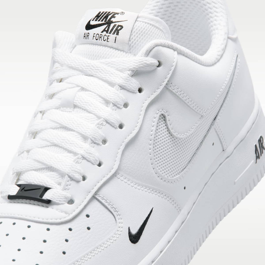 Nike Air Force 1 '07 LV8 Men's Shoes - White/Black/Reflect Silver - Image 7