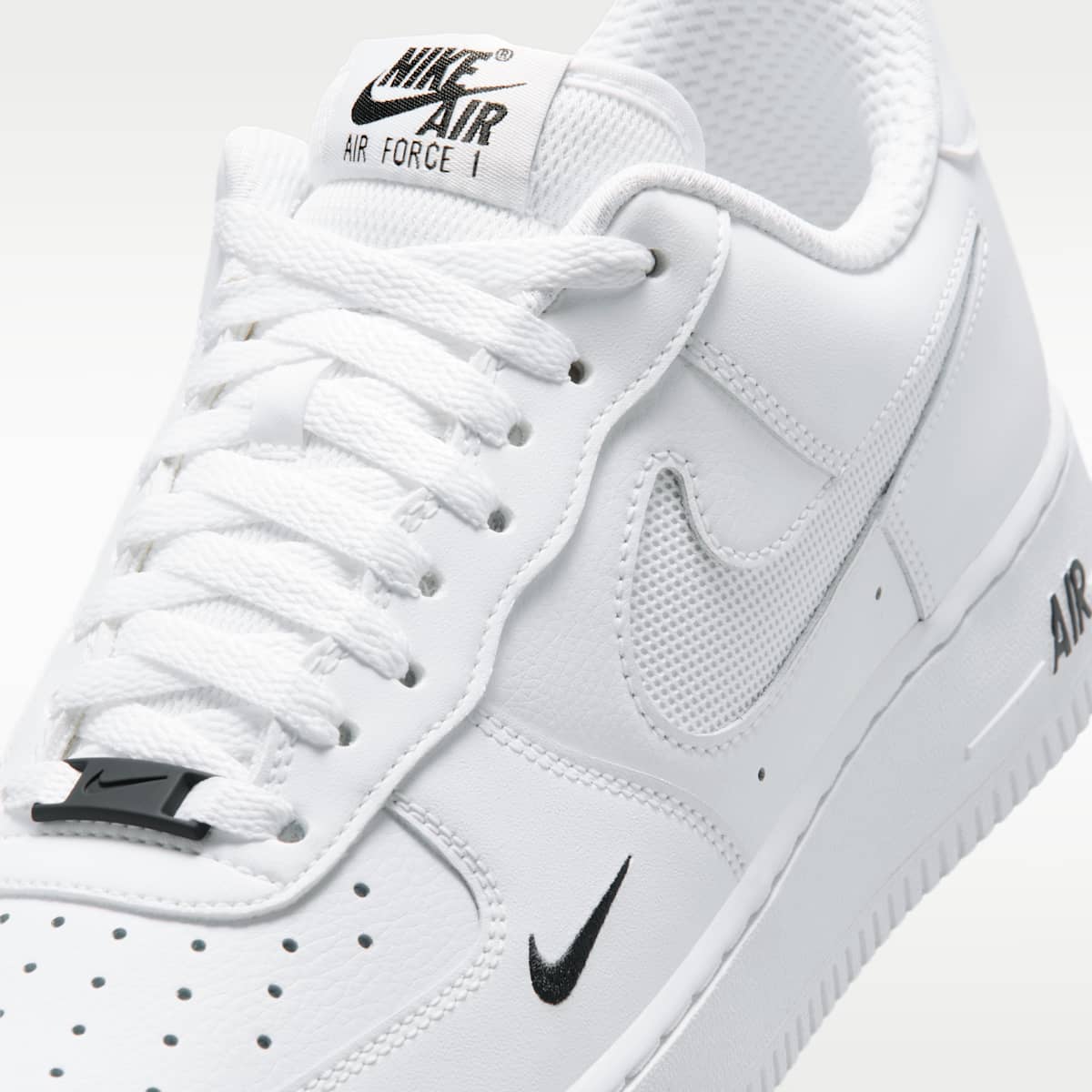 Nike Air Force 1 '07 LV8 Men's Shoes - White/Black/Reflect Silver - Image 7