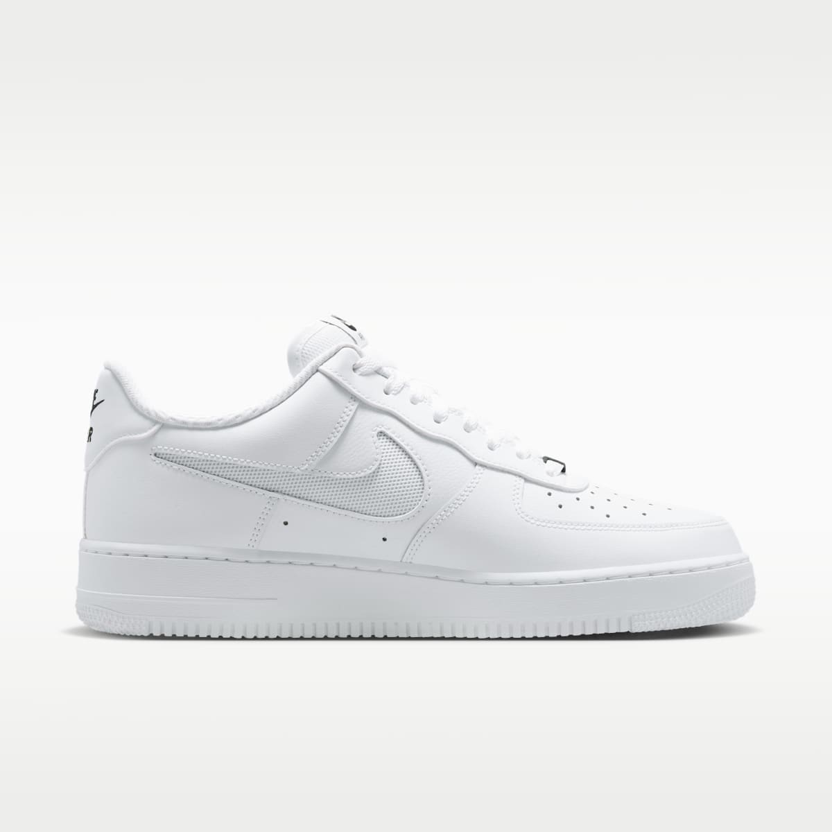Nike Air Force 1 '07 LV8 Men's Shoes - White/Black/Reflect Silver - Image 3