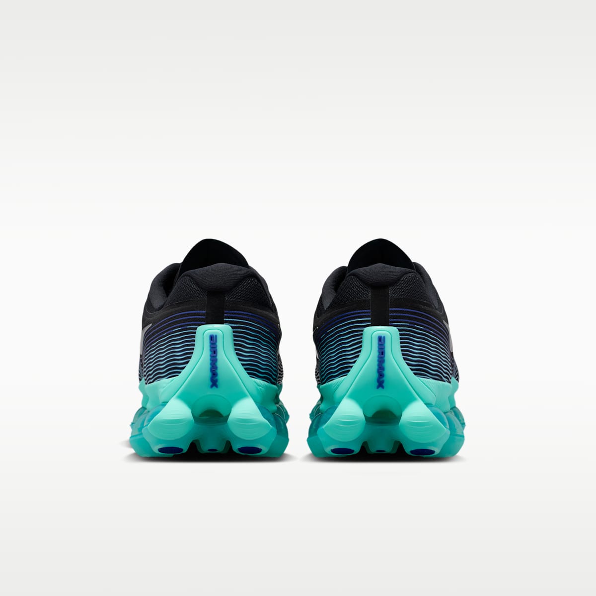 Nike Air Liquid Max Men's Shoes - Black/Radiant Blue/Aurora Green/Chrome - Image 6