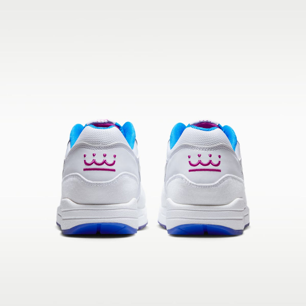 Air Max 1 "Royals" Men's Shoes - White/Soar/Vivid Grape - Image 6