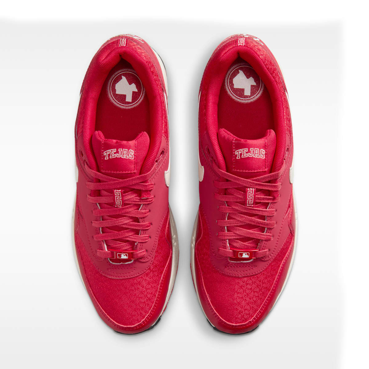 Air Max 1 "Rangers" Men's Shoes - Gym Red/Sport Red/Natural - Image 4