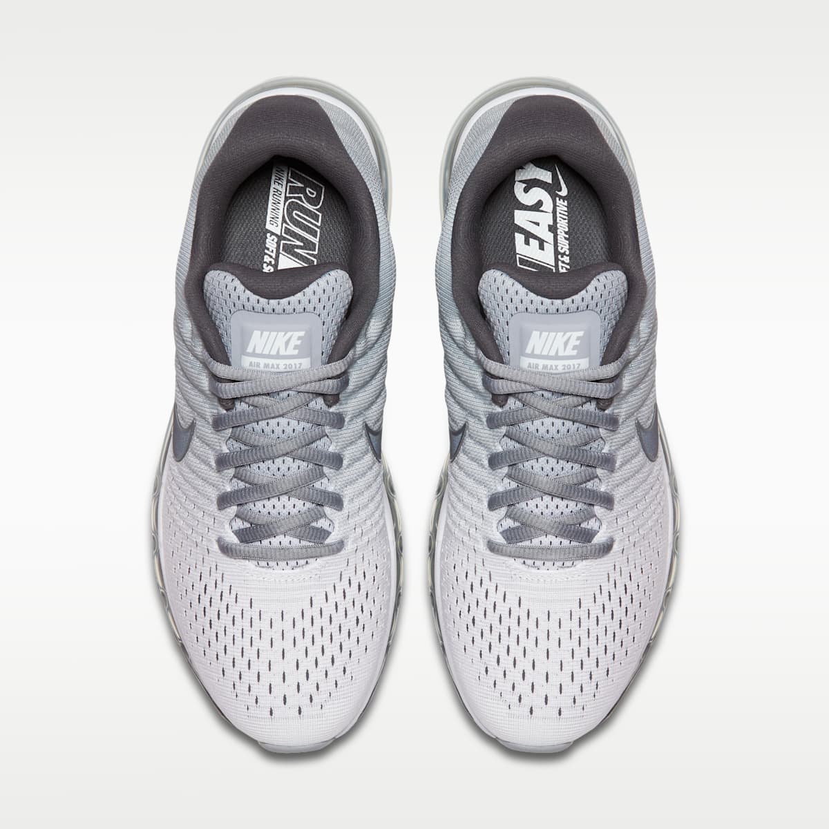 Nike Air Max 2017 Men's Shoes - White/Wolf Grey/Dark Grey - Image 4