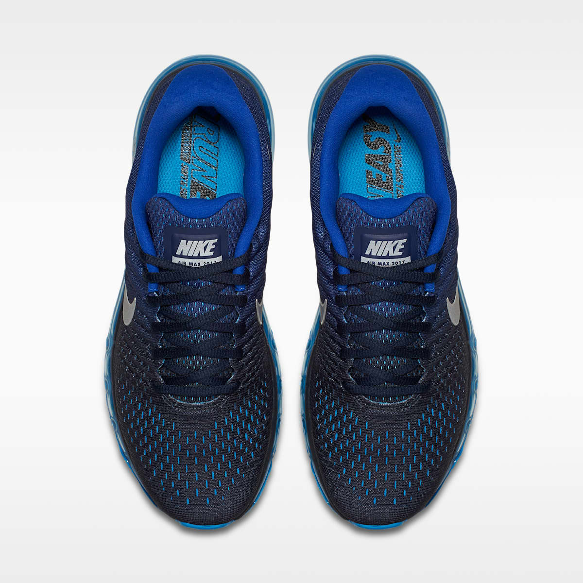 Nike Air Max 2017 Men's Shoes - Dark Obsidian/Deep Royal Blue/Racer Blue/White - Image 4