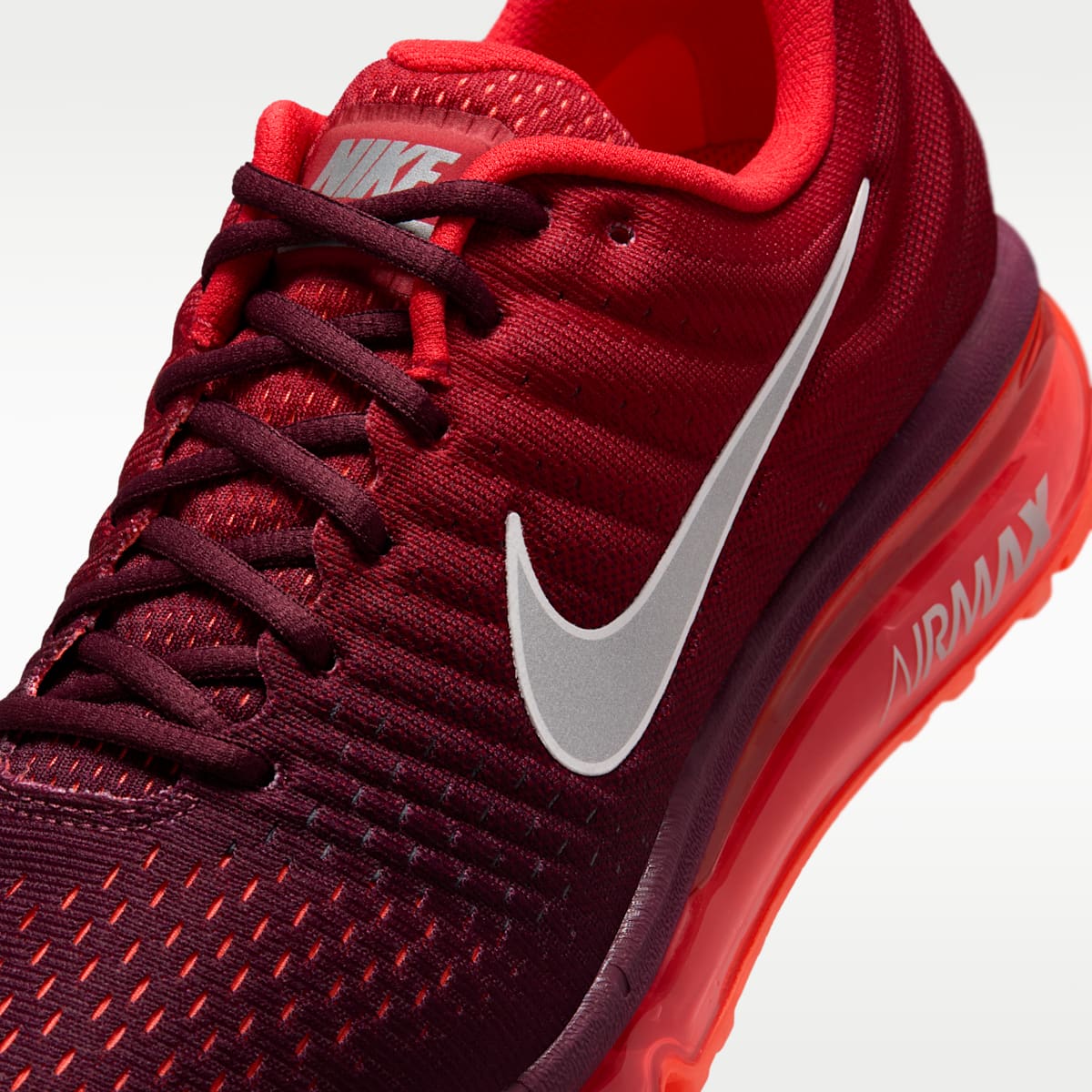 Nike Air Max 2017 Men's Shoes - Night Maroon/Gym Red/White - Image 7