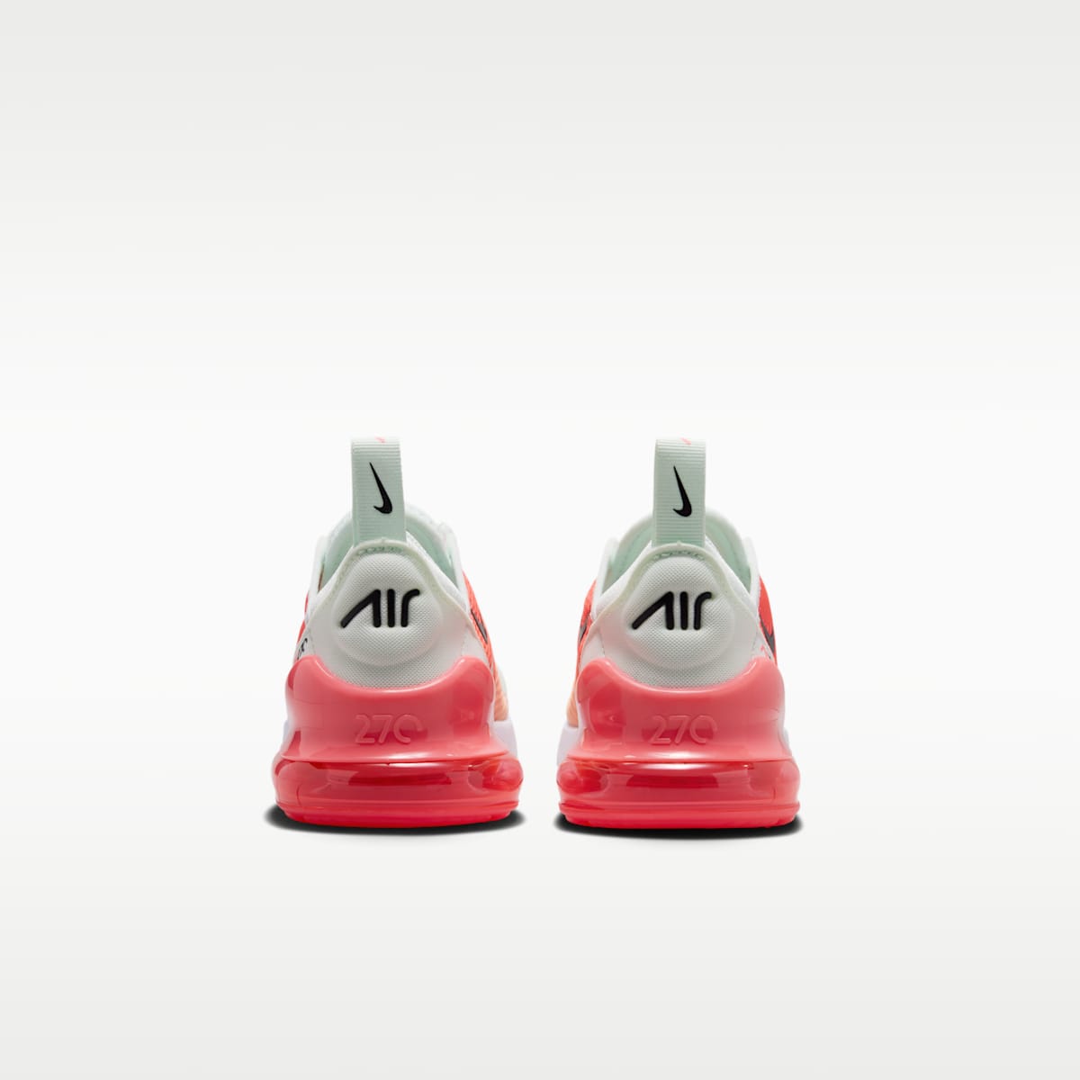 Nike Air Max 270 Little Kids' Shoes - Barely Green/Hot Lava/Black