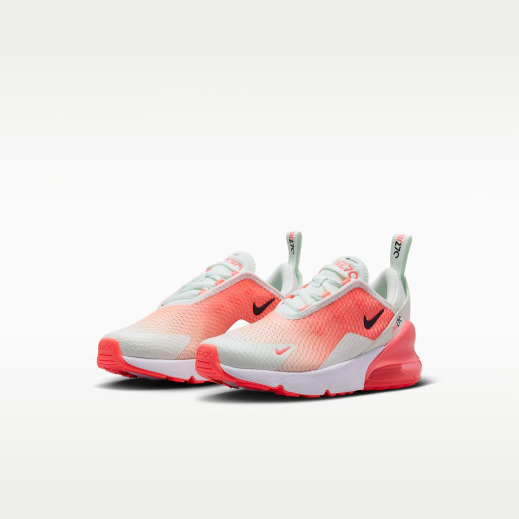 Nike Air Max 270 Little Kids' Shoes - Barely Green/Hot Lava/Black