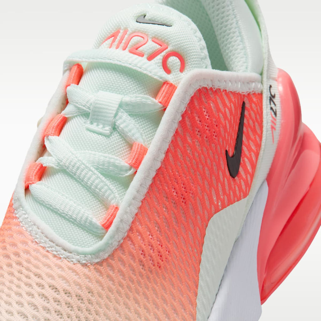 Nike Air Max 270 Little Kids' Shoes - Barely Green/Hot Lava/Black