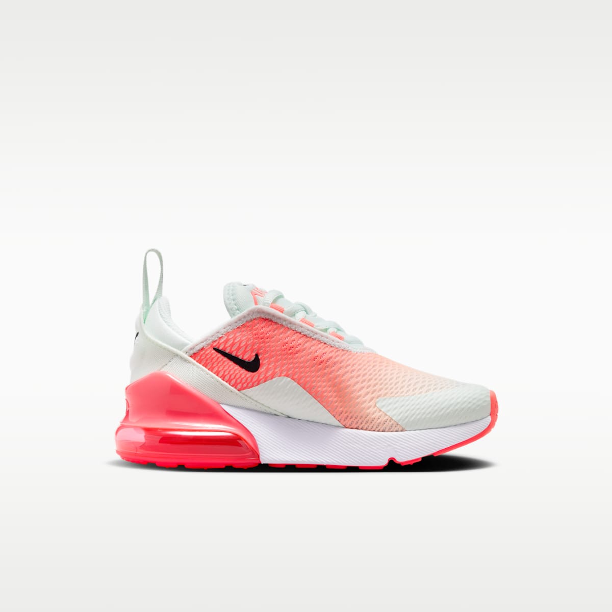Nike Air Max 270 Little Kids' Shoes - Barely Green/Hot Lava/Black