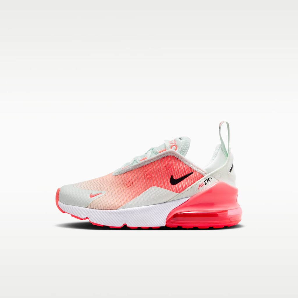 Nike Air Max 270 Little Kids' Shoes - Barely Green/Hot Lava/Black