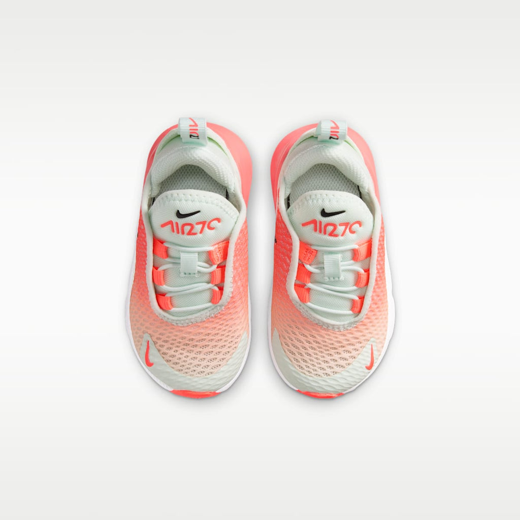 Nike Air Max 270 Baby/Toddler Shoe - Barely Green/Hot Lava/Black