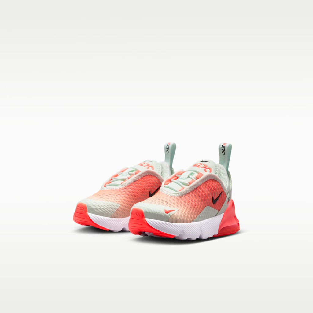 Nike Air Max 270 Baby/Toddler Shoe - Barely Green/Hot Lava/Black