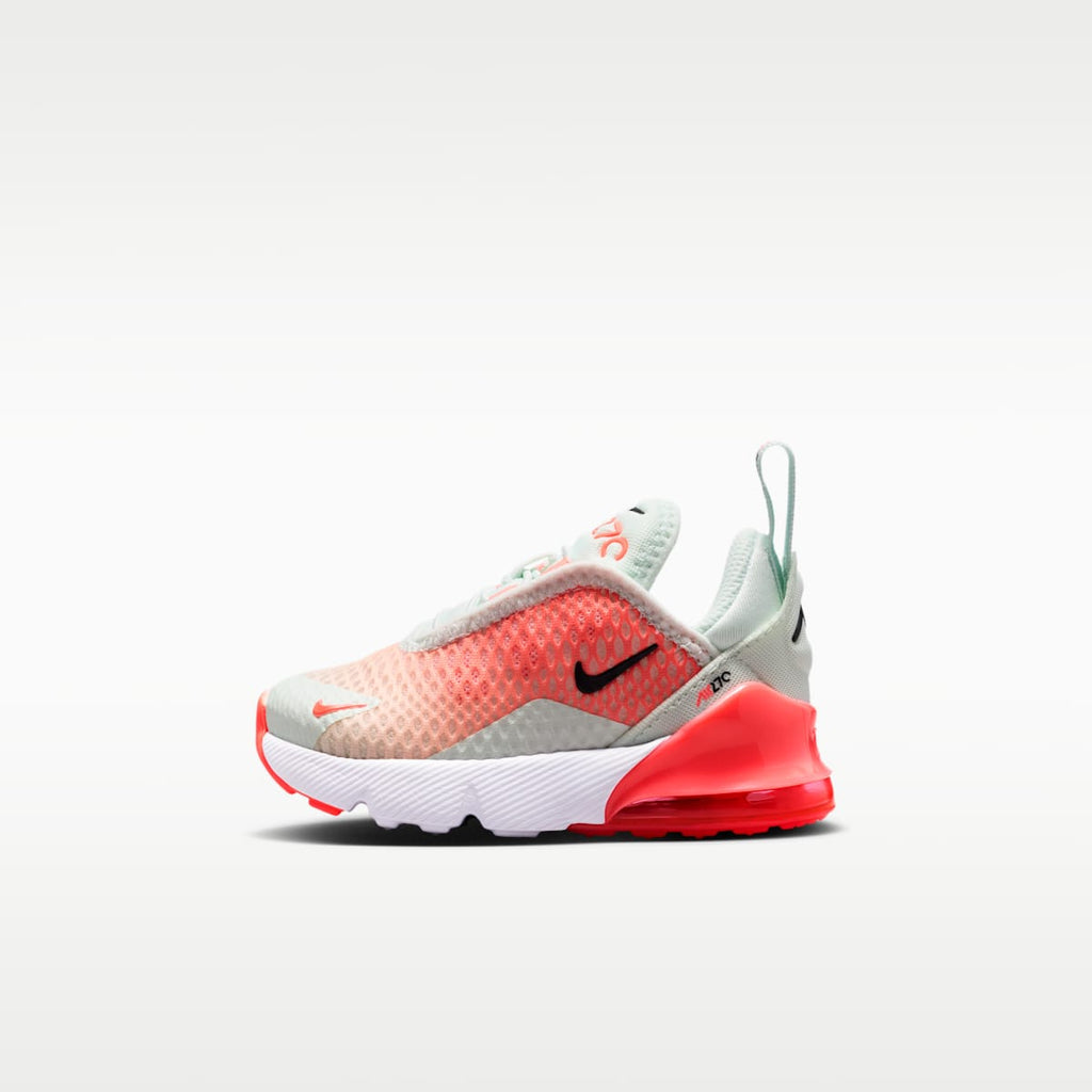 Nike Air Max 270 Baby/Toddler Shoe - Barely Green/Hot Lava/Black