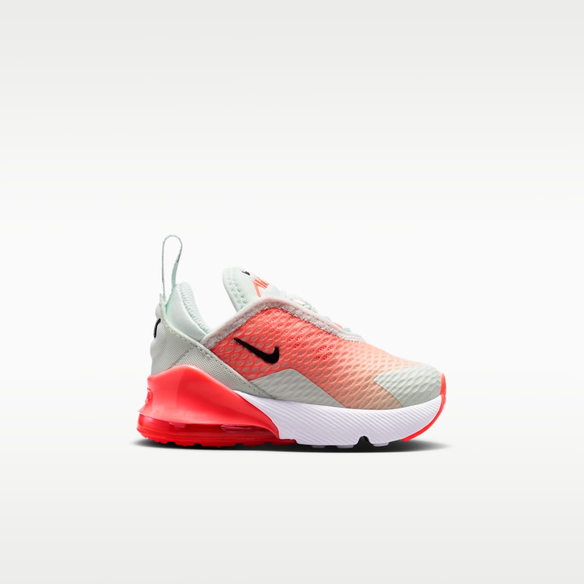 Nike Air Max 270 Baby/Toddler Shoe - Barely Green/Hot Lava/Black