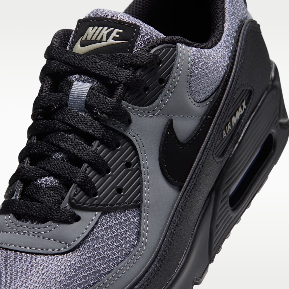 Nike Air Max 90 Men's Shoes - Cool Grey/Light Army/Black - Image 7
