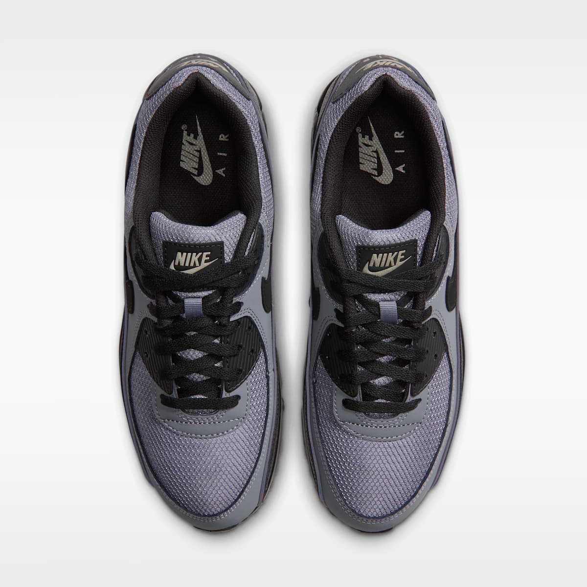 Nike Air Max 90 Men's Shoes - Cool Grey/Light Army/Black - Image 4