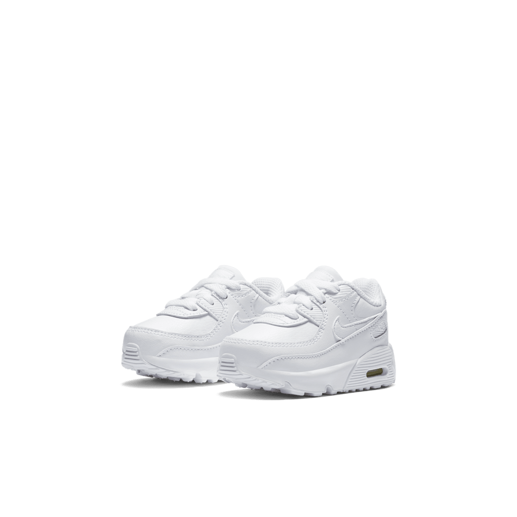 Nike Air Max 90 LTR Baby/Toddler Shoes - White/Metallic Silver/White/White
