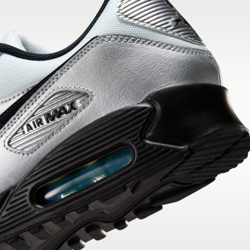 Nike Air Max 90 "Scorpion" Men's Shoes - Chrome/Gamma Blue/Black - Image 8