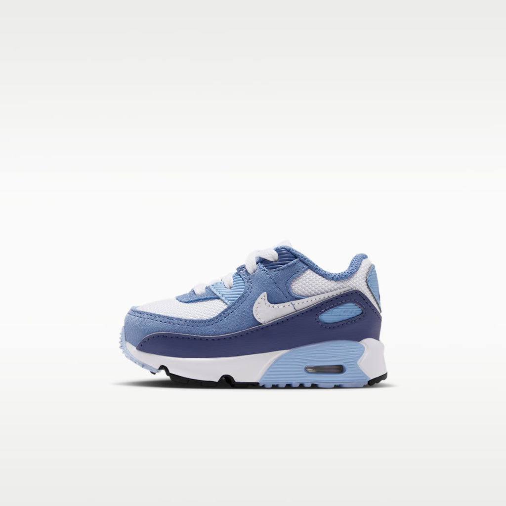 Nike Air Max 90 Baby/Toddler Shoes - Ice Blue/Diffused Blue/Work Blue/White