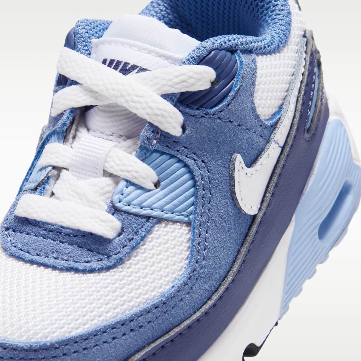 Nike Air Max 90 Baby/Toddler Shoes - Ice Blue/Diffused Blue/Work Blue/White