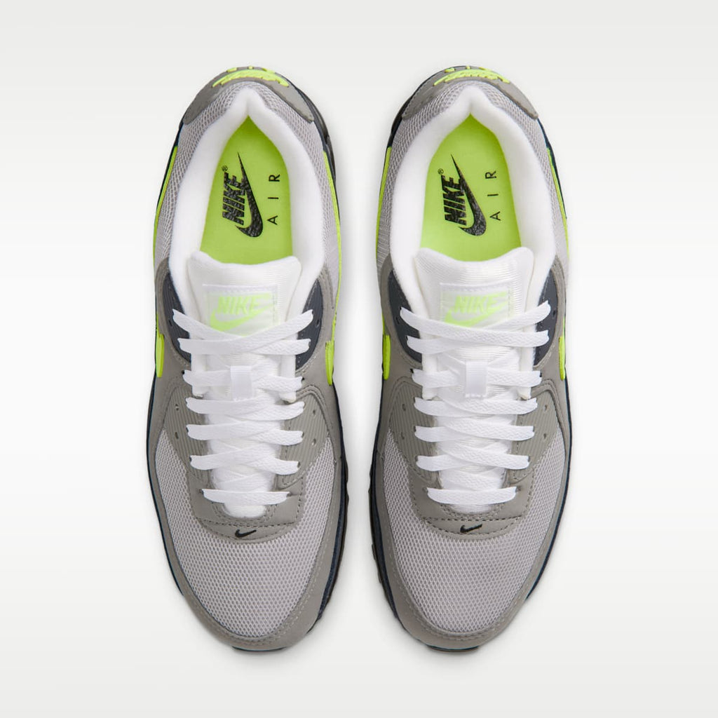Nike Air Max 90 Men's Shoes - Black/Anthracite/Light Charcoal/Neon Yellow - Image 4